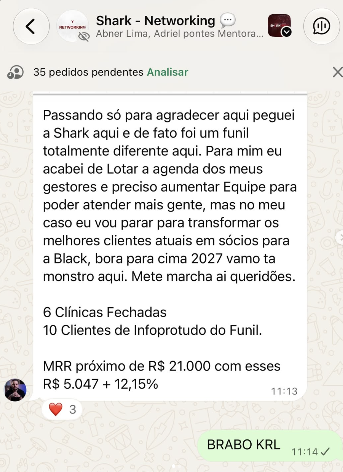 Feedback de aluno 2