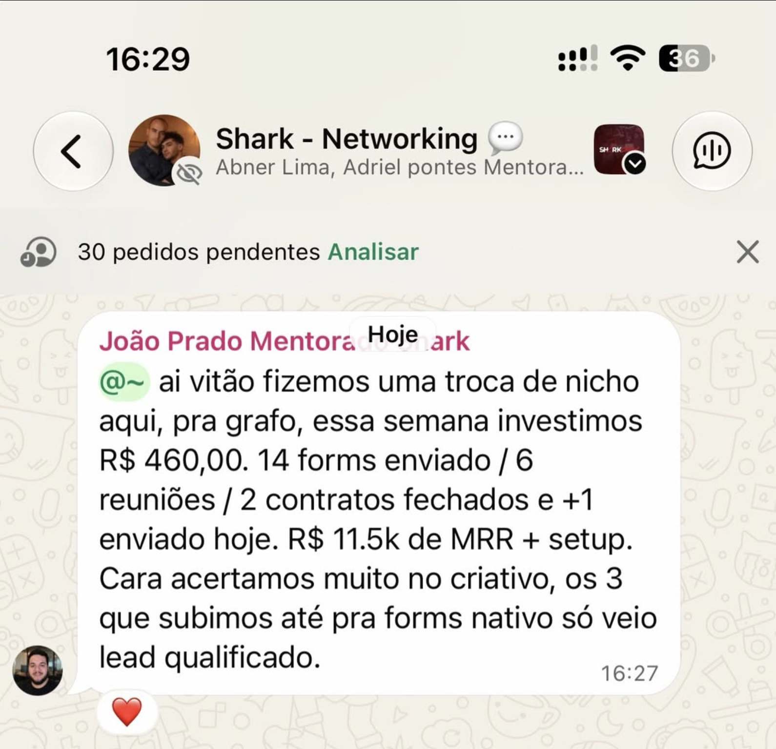 Feedback de aluno 4