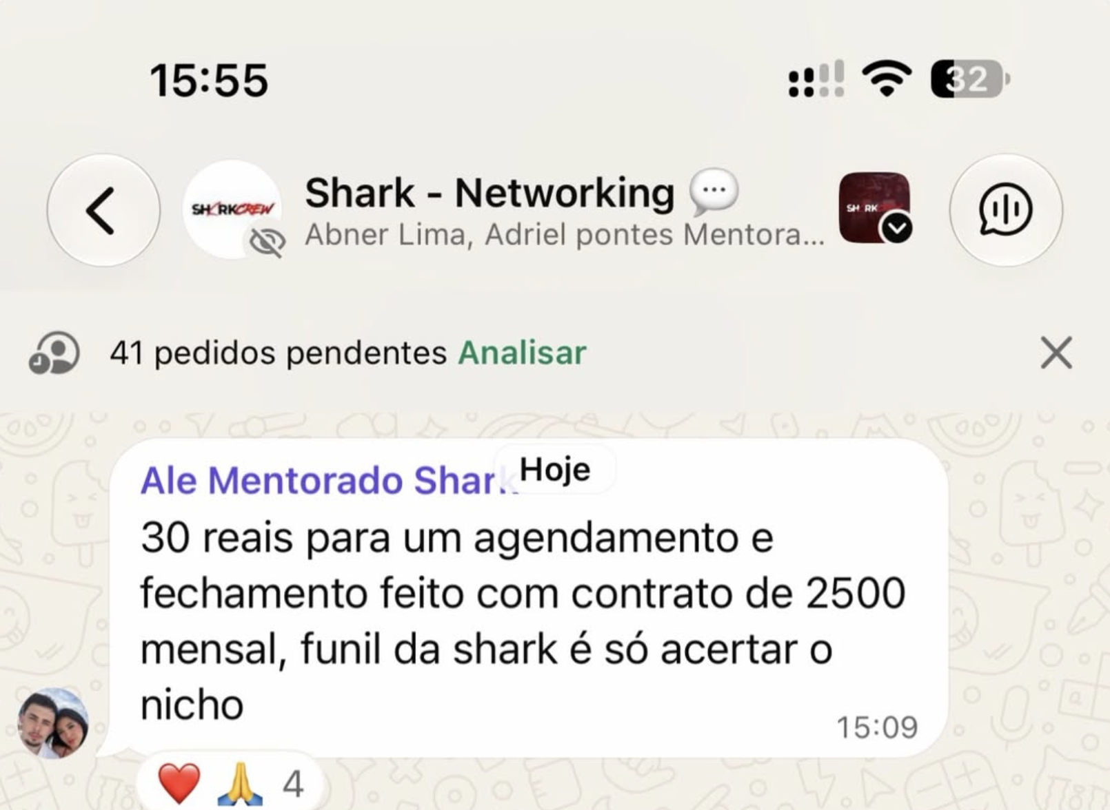 Feedback de aluno 8